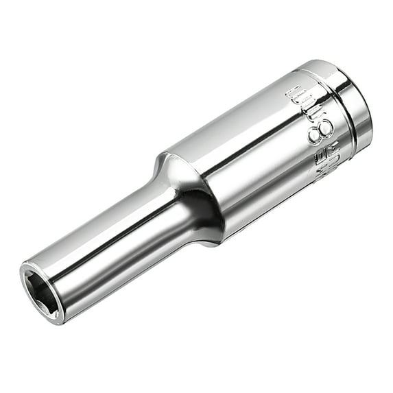1/2-inch Drive 8mm 6-Point Deep Socket, Cr-V Steel