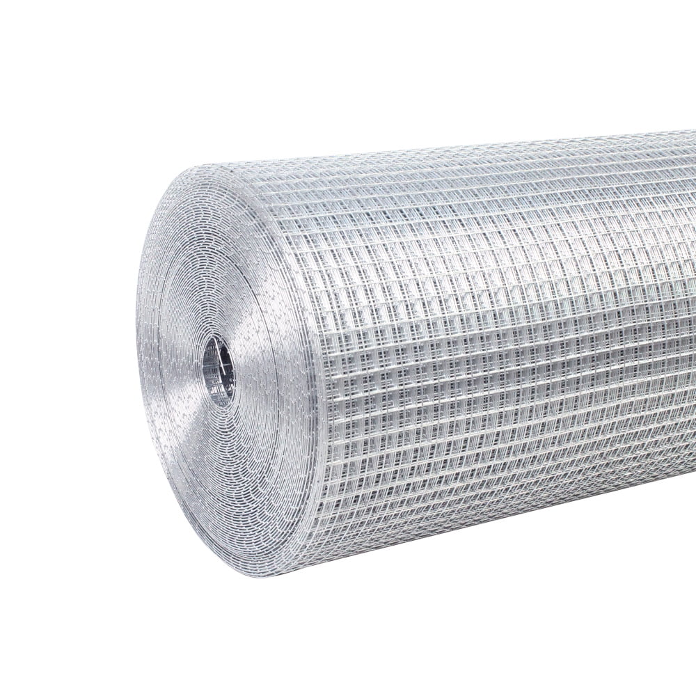 1/2 inch Hardware Cloth 48in x 100ft 19 Gauge, Hot Dip Galvanized Chicken Wire Fence Roll, Welded Metal Wire Mesh for Garden Rabbit Cage Snake Fence