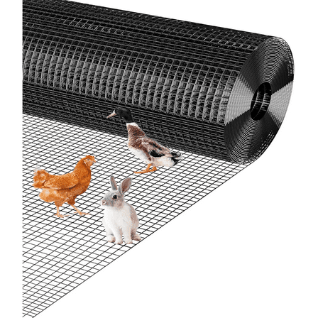 1/2 inch Hardware Cloth - Hot-Dip Galvanized After Welding Wire Mesh Roll  Chicken Fence, Rabbit Guard, Tree Protection Heavy Duty Metal Screen