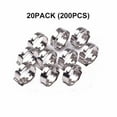 thumbnail image 1 of 1/2" inch PEX 304 Stainless Steel Clamp Cinch Rings Crimp Pinch Fitting 200PCS, 1 of 4