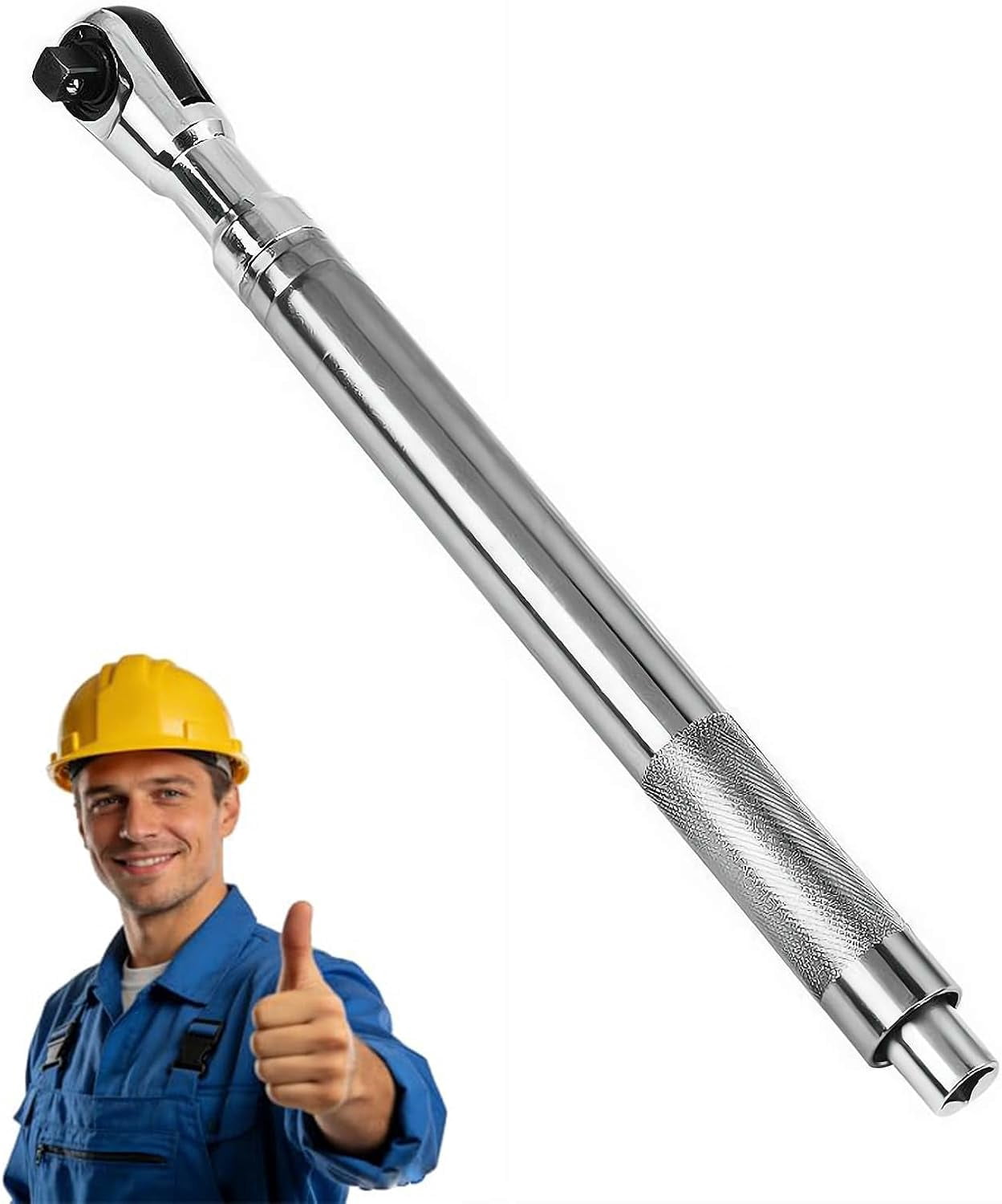 1/2 inch drive, 15.4-inch eccentric sleeve extension rod, suitable for impact wrenches, ultra-thin tools, suitable for narrow engine compartments and hard-to-reach areas, (heavy-duty)