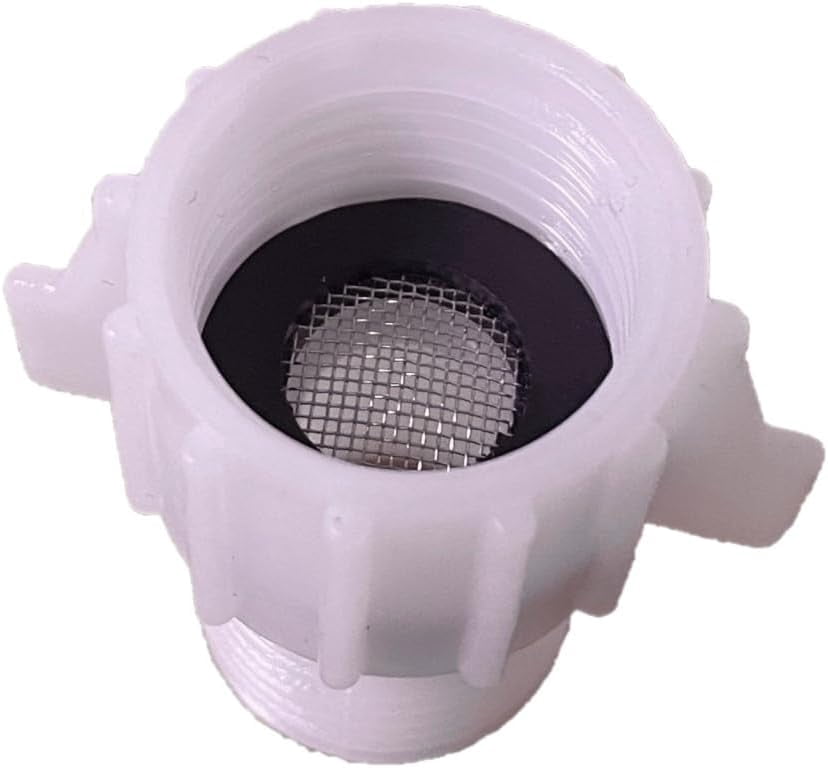 1/2 inch male to 1/2 inch female pipe adapter with screen filter ...