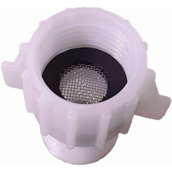 1/2 inch male to 1/2 inch female pipe adapter with screen filter