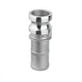 thumbnail image 1 of 1/2 inch to 4 inch Type E Male Camlock Stainless Steel 304 Trash Pump Adapter with Hose Barb, 1 of 3