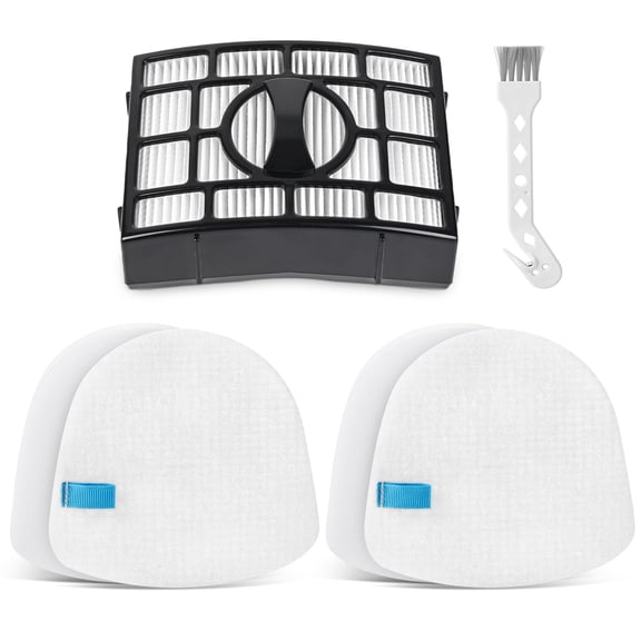 1+2 Kit Filter Replacement for Shark Navigator Zero-M Lift-Away Speed Upright Vacuum ZU560 ZU561 ZU562 ZU572 UV650 UV725 CU530 ZD201 ZD400 ZD402, Part XFFK560 XHEPA560
