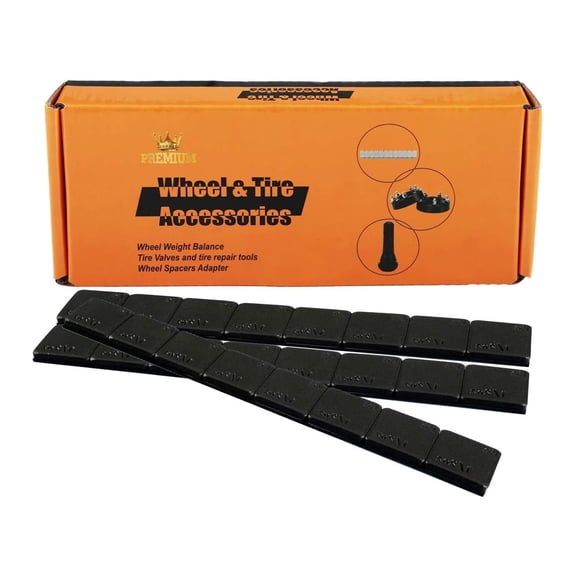 1/2 oz0.5oz Black Adhesive Wheel Tire Weights, 72 oz Pack144PCS Suitable for Cars, Trucks, Off-Road Vehicles and Motorcycle Wheel Weights Stick on
