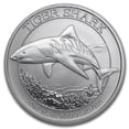 thumbnail image 1 of 1/2 oz Australian Perth Mint Wildlife Series Silver Coin – Tiger Shark, 1 of 3