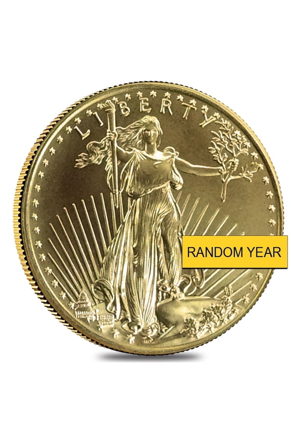 1/2 oz Gold American Eagle Abrasions (Random Year)
