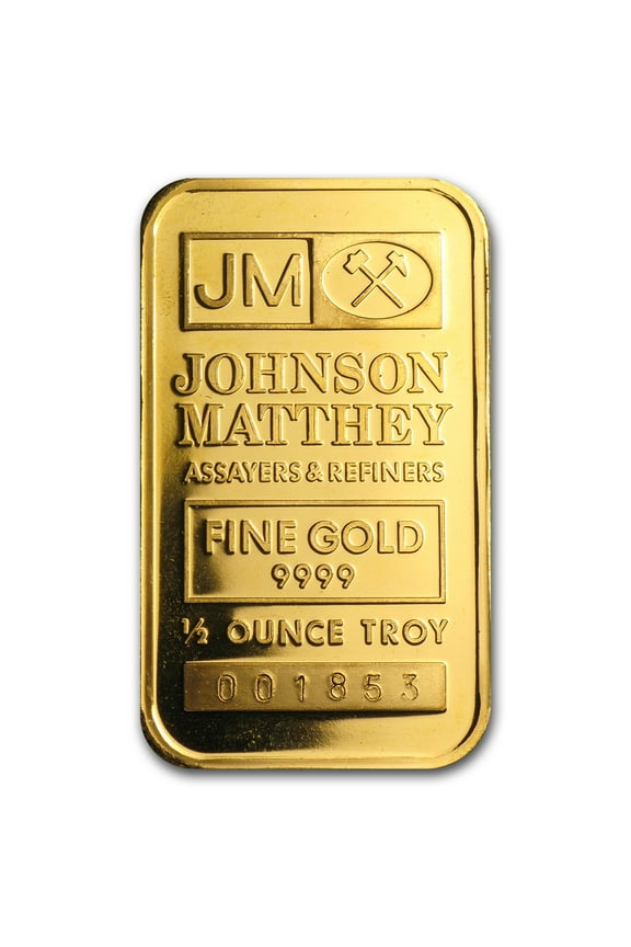 1/2 oz Gold Bar - Johnson Matthey (Cortez Gold Mines)