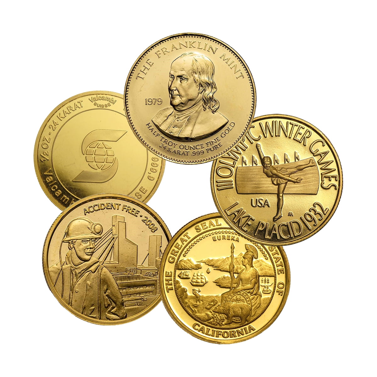 1/2 oz Gold Round - Random Design