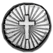 1/2 oz Hand Poured Lucky Pieces - 9Fine Mint Cross