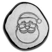 1/2 oz Hand Poured Lucky Pieces - 9Fine Mint Santa Claus