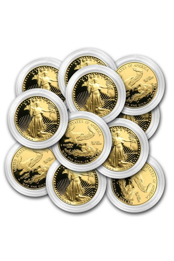 1/2 oz Proof American Gold Eagle (Random, Capsule Only)