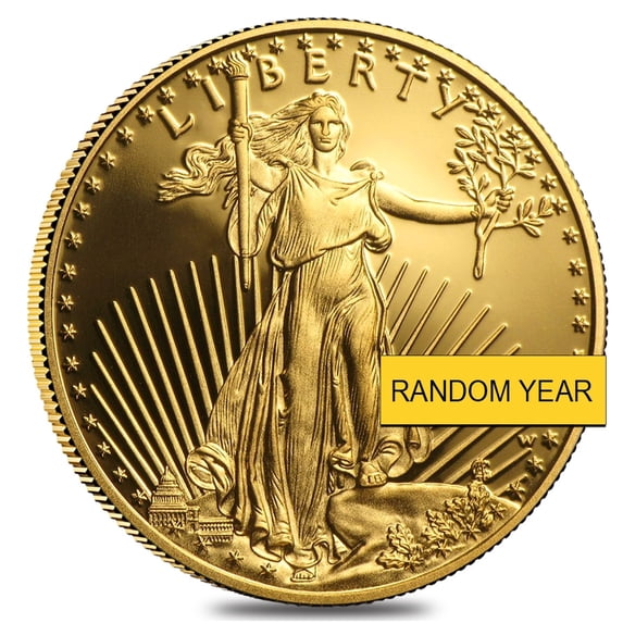 1/2 oz Proof Gold American Eagle In Cap (Random Year)