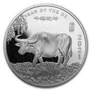 1/2 oz Silver Round - APMEX 2021 Year of the Ox