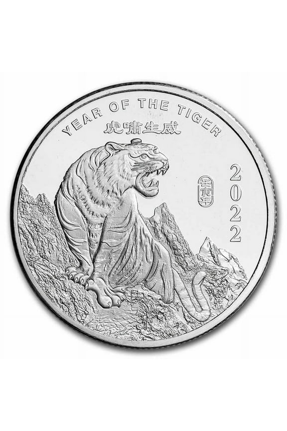 1/2 oz Silver Round - APMEX (2022 Year of the Tiger)