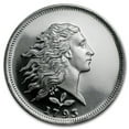 thumbnail image 1 of 1/2 oz Silver Round - Flowing Hair, 1 of 3