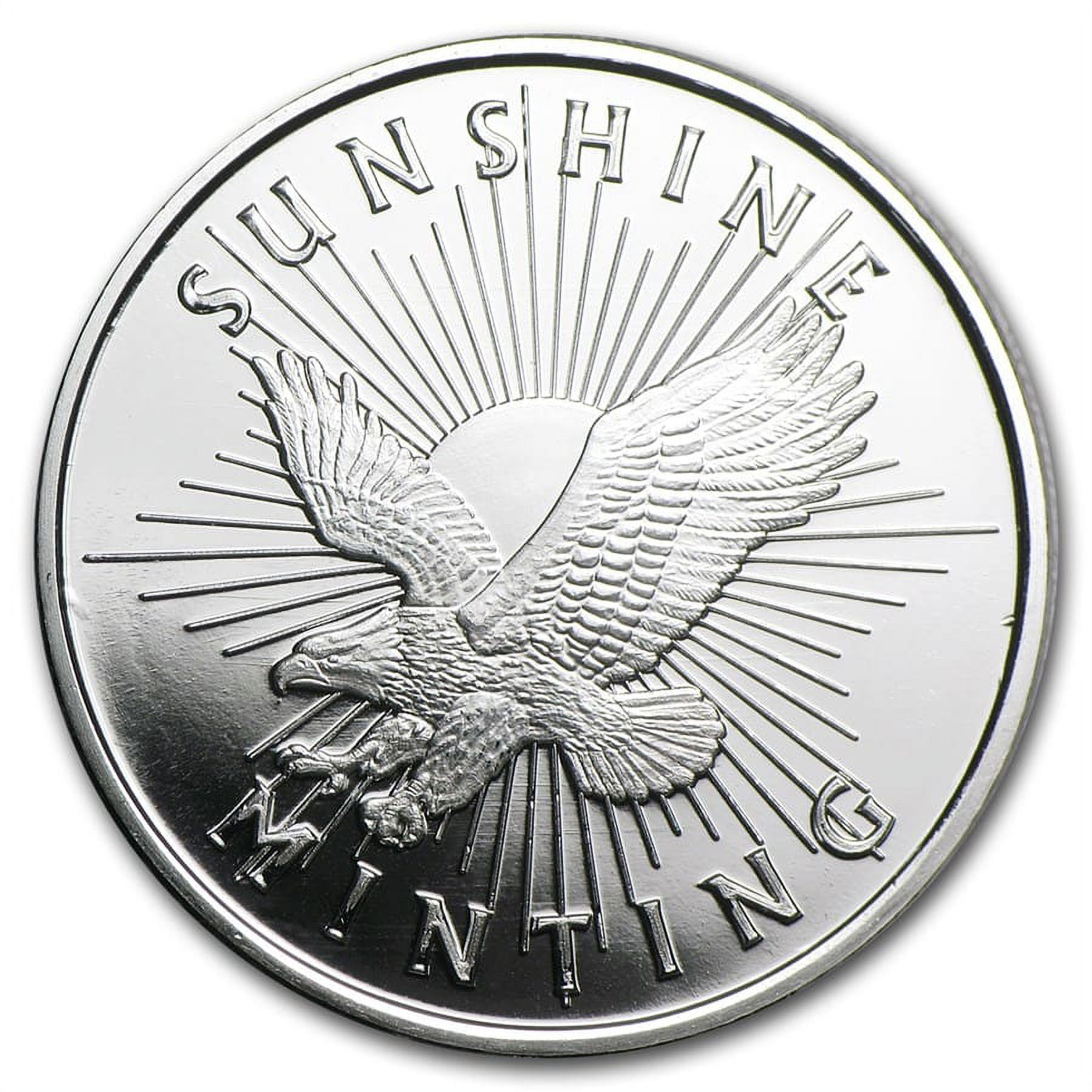 SUNSHINE MINTING 1/2 oz Silver Round - Sunshine Mint (Mint Mark SI)
