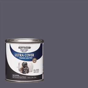 1/2 pt Rust-Oleum Brands 1986730 Dark Gray Ultra Cover 2X Premium Latex Paint