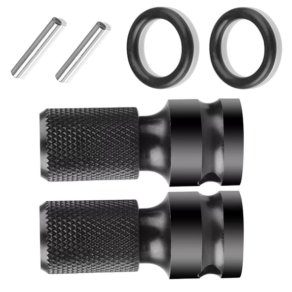 1/2" to 1/4" Socket Adapter Set High Hardness, Non-Slip, Wear-Resistant, Black Color, 2 Sets