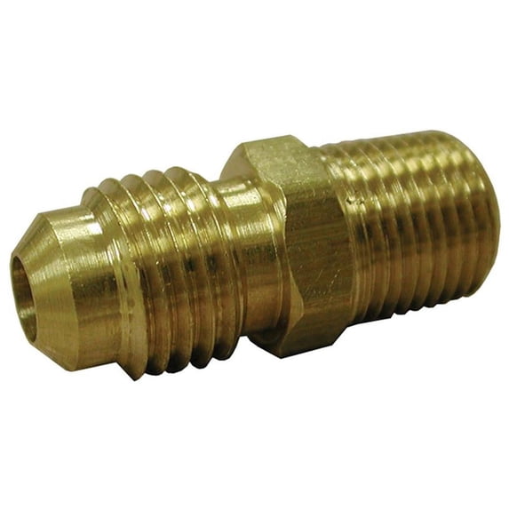 1/2" x 1/2" Brass Flare x Male Half Union ,PartNo F40074 JonesStephens