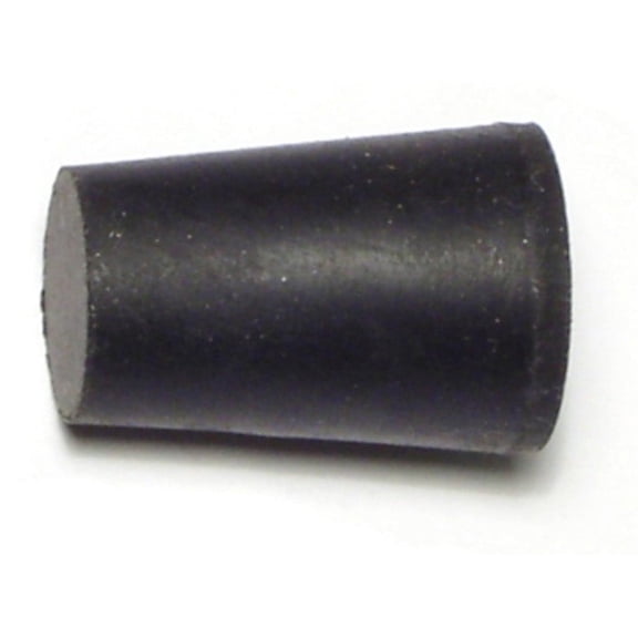 1/2" x 11/16" x 1" #0 Black Rubber Stoppers (16 pcs.)