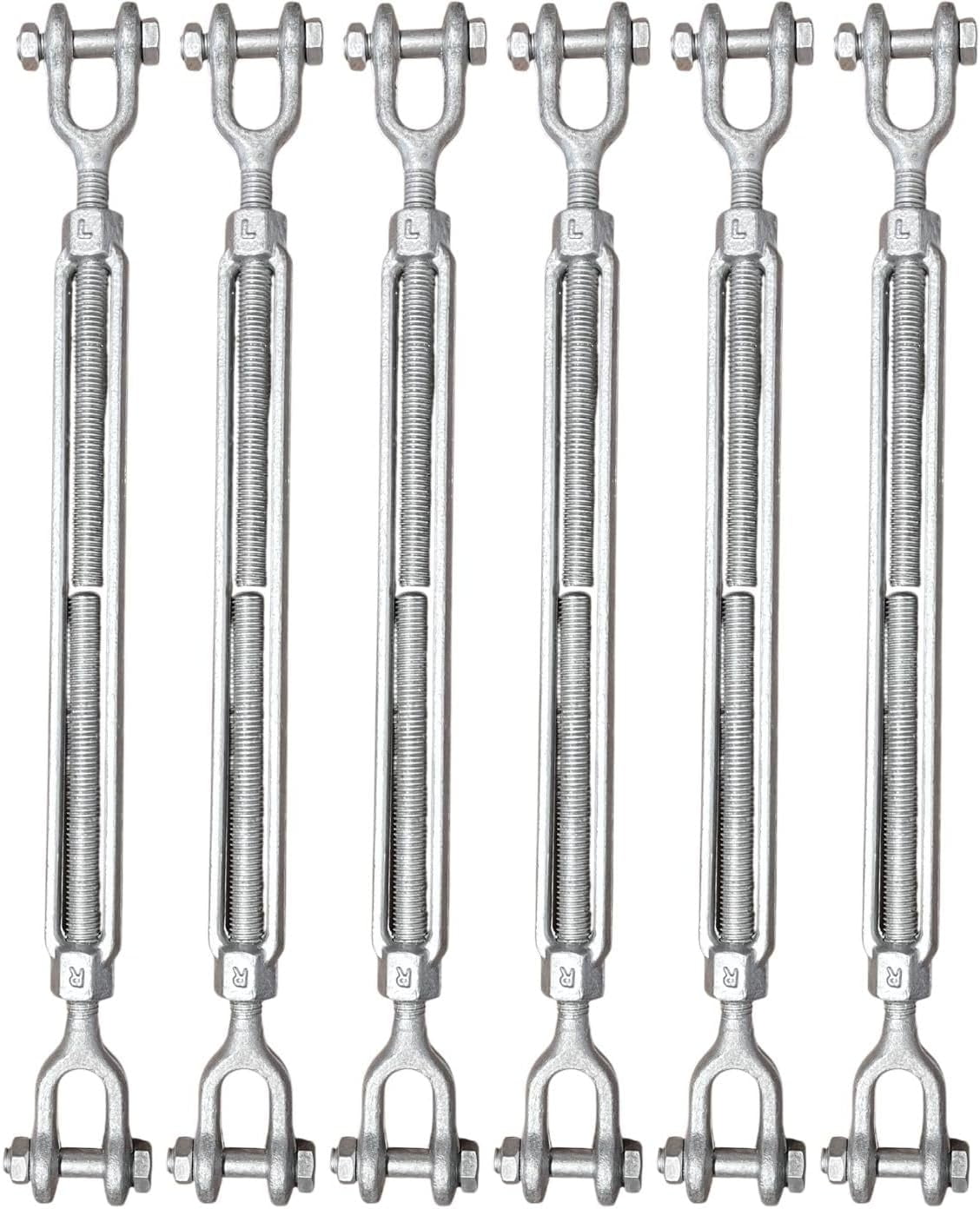 Lot De 25 Serre-câbles Galvanisés à Chaud 1/4" - Pour Câbles Acier, Forgés, Résistants