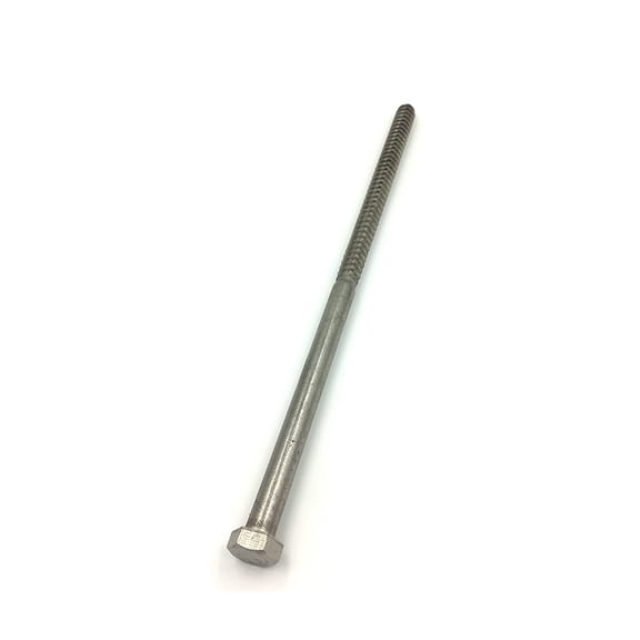 1/2" x 12" Hex Head Lag Bolts 18-8 Stainless Steel, 5/Pack