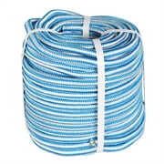 1/2" x 150 Arborist tree climbing rope 16 strand braided Polyester Blend Blue & White