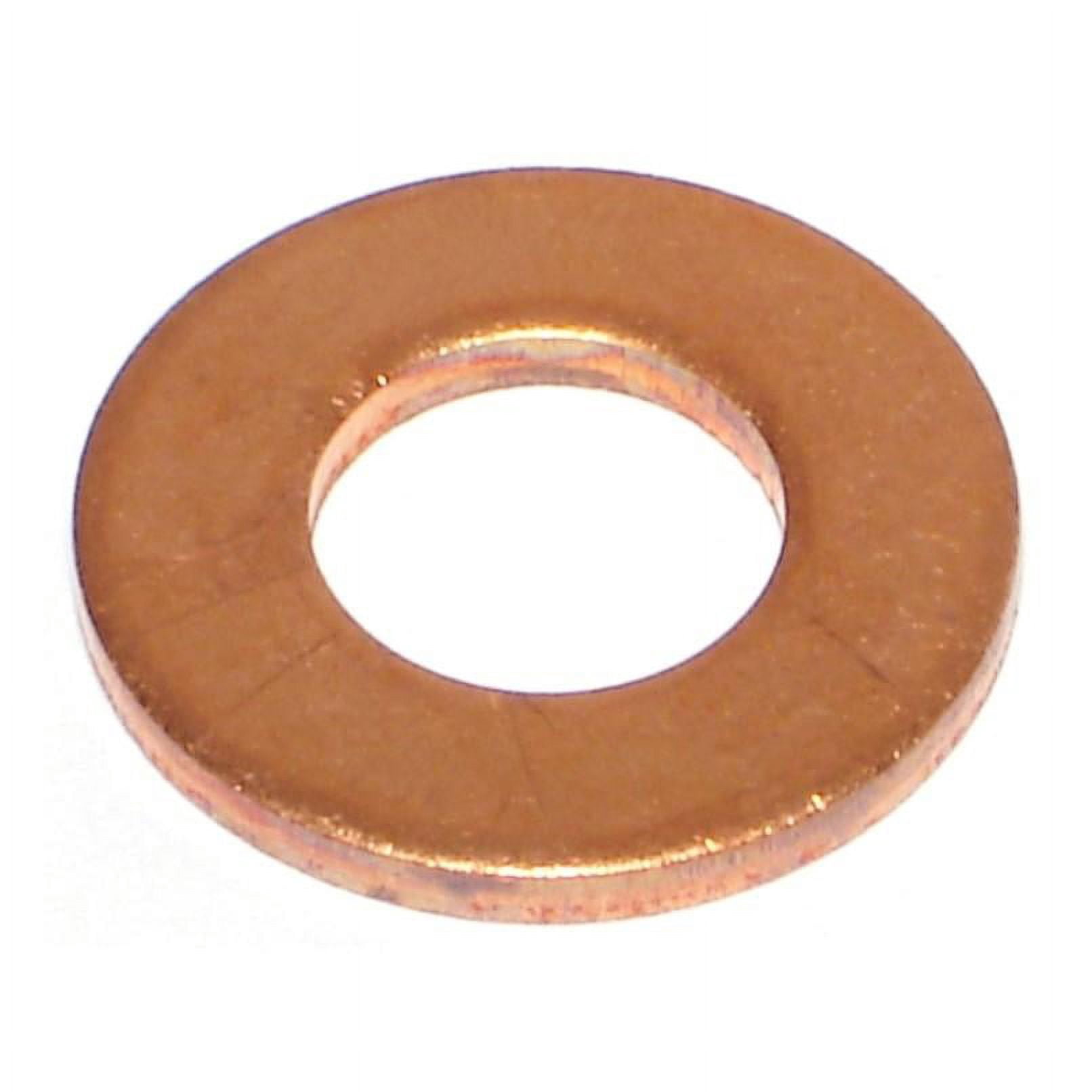 1/2" x 17/32" x 1-1/16" Copper SAE Flat Washers (12 pcs.)
