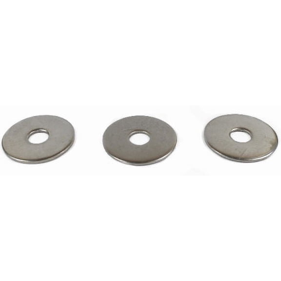 1/2" x 2 1/2" Fender Washers / Steel / Zinc - 25 Lb. Carton
