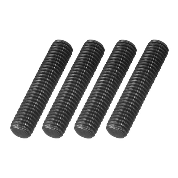 1/2" x 2.4" Fully All Threaded Rod, 4Pack B7 Alloy Steel Long Threaded Screw Right Hand Threads Fully Studding Rod Bar