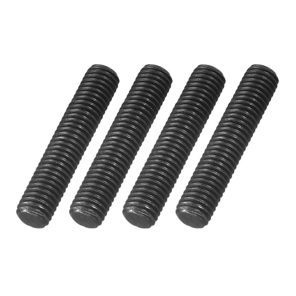 1/2" x 2.56" Fully All Threaded Rod, 4Pack B7 Alloy Steel Long Threaded Screw Right Hand Threads Fully Studding Rod Bar