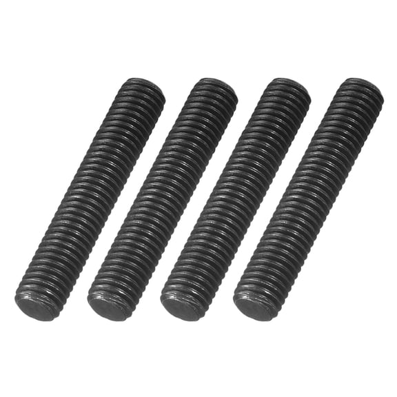 1/2" x 2.75" Fully All Threaded Rod, 4Pack B7 Alloy Steel Long Threaded Screw Right Hand Threads Fully Studding Rod Bar