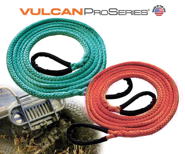 1/2" x 20' Dyneema Synthetic Tow Rope MBS 34000 lbs., SWL 8500 lbs.