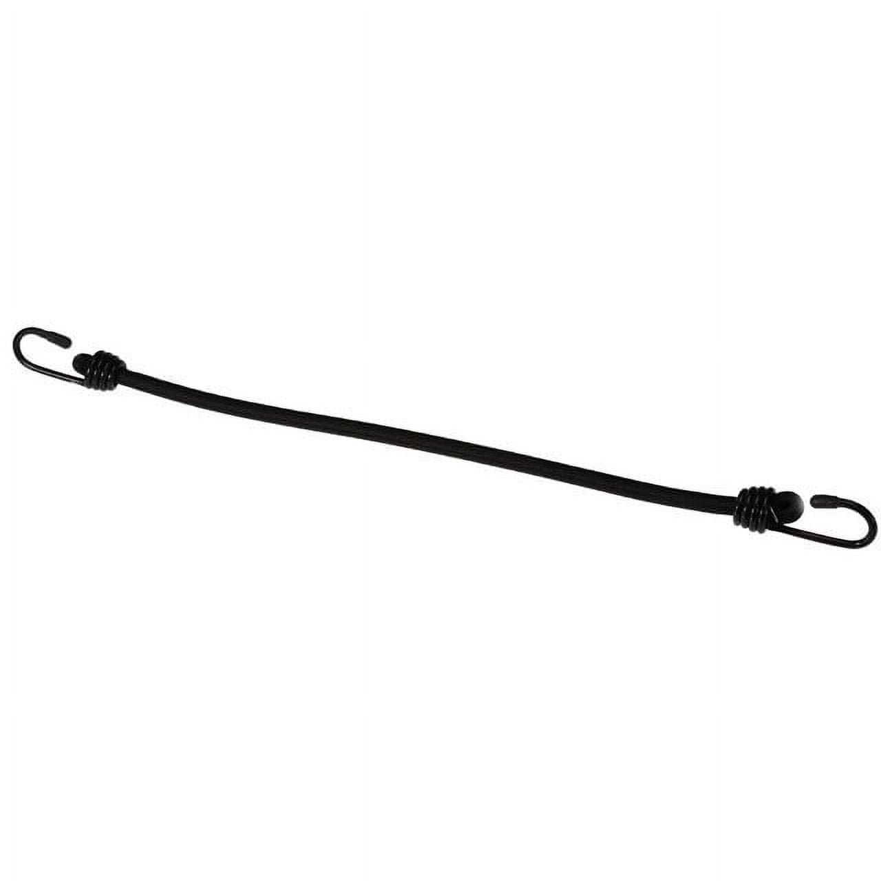 1/2" x 24" Black Bungee Cords (bundle of 10) - 12mm