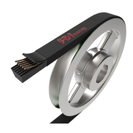 1/2 x 25.0" Wrapped V-Belt, Replaces John Deere # M48520 & Cub-Cadet# 954-04123