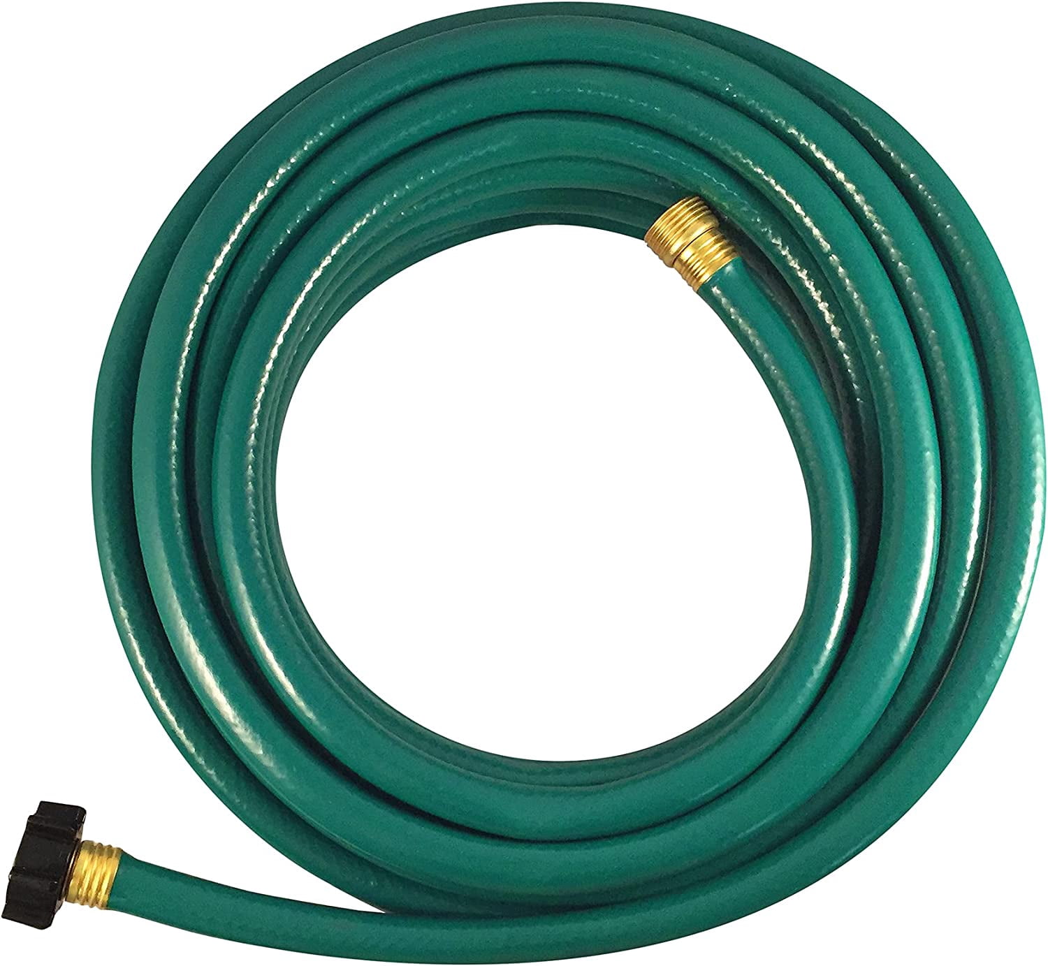 1/2" x 25ft Light Duty Garden Hose  Lightweight, Flexible, Kink-Resistant, Durable Vinyl, Leak-Proof Couplings, Weather-Resistant Water Hose for Lawn, Garden, and Outdoor Use