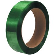 Box Partners Polyester Strapping Smooth 16" x 3" Core 1/2" x 2900' Green 2 /Case PS4224G