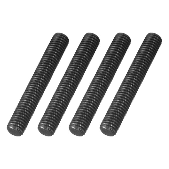 1/2" x 3.3" Fully All Threaded Rod, 4Pack B7 Alloy Steel Long Threaded Screw Right Hand Threads Fully Studding Rod Bar