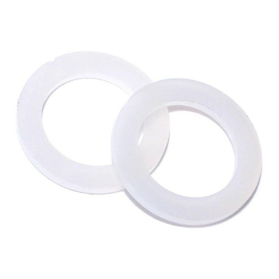 1/2" x 3/4" x 1/16" Nylon Plastic Flat Washers FLWSRN-071 (20 pcs.)