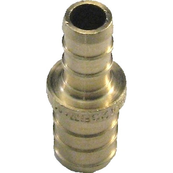 1/2 x 3/8 Inch PEX Bell Reducer, Brass Construction