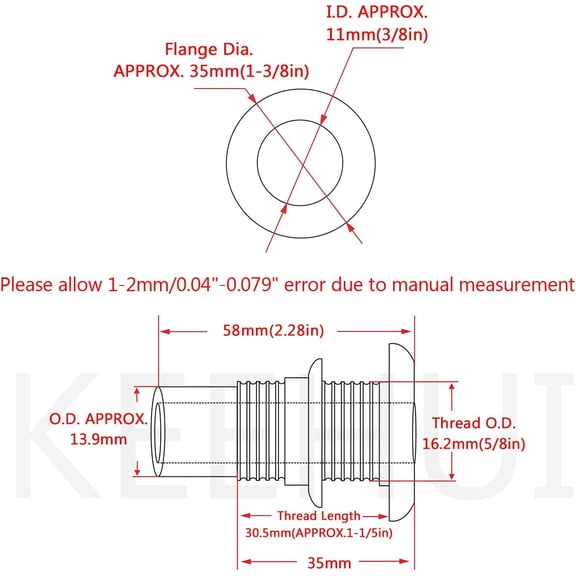 1/2 x 3/8 Male Adapter Fitting with C x M Connections, 5 Pcs Copper Pipe Fittings with Sweat Solder X FNPT Connection Threaded Tubing Connector for Residential, Commercial