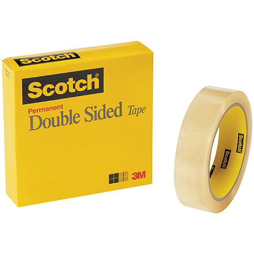 1/2 x 36 yds. Scotch® 665 Double Sided Tape (Permanent) 3 Core