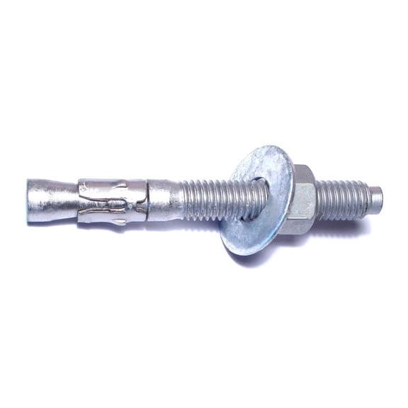 1/2" x 4-1/4" Galvanized Concrete Wedge Stud Anchor Bolts WAS-279 (25 pcs.)