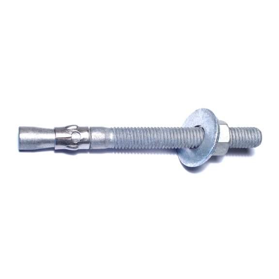 1/2" x 5-1/2" Galvanized Concrete Wedge Stud Anchor Bolts WAS-282 (25 pcs.)