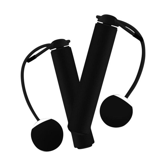 1.2 x 5.9in Load Bearing Steel Wire Skipping Rope, Strengthen Body and Keep Fit, Suitable for Daily Exercise and Fitness Use(Black)