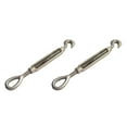 thumbnail image 1 of 1/2" x 6" Eye & Hook Galvanized Turnbuckle - 2 Pack, 1 of 1