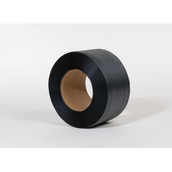 SSBM 1/2" x 7200' Hand Grade Embossed Polypropylene Strapping 8" x 8" Core 600 lb Break Strength