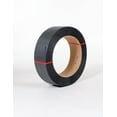 thumbnail image 1 of 1/2" x 9,000' .015 300# 16 x 6 Black Hand Grade Poly Strapping, 1 of 1